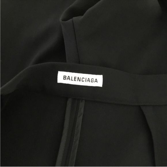 Balenciaga Black Pants Straight Leg 2020 Collection - Picture 4 of 6